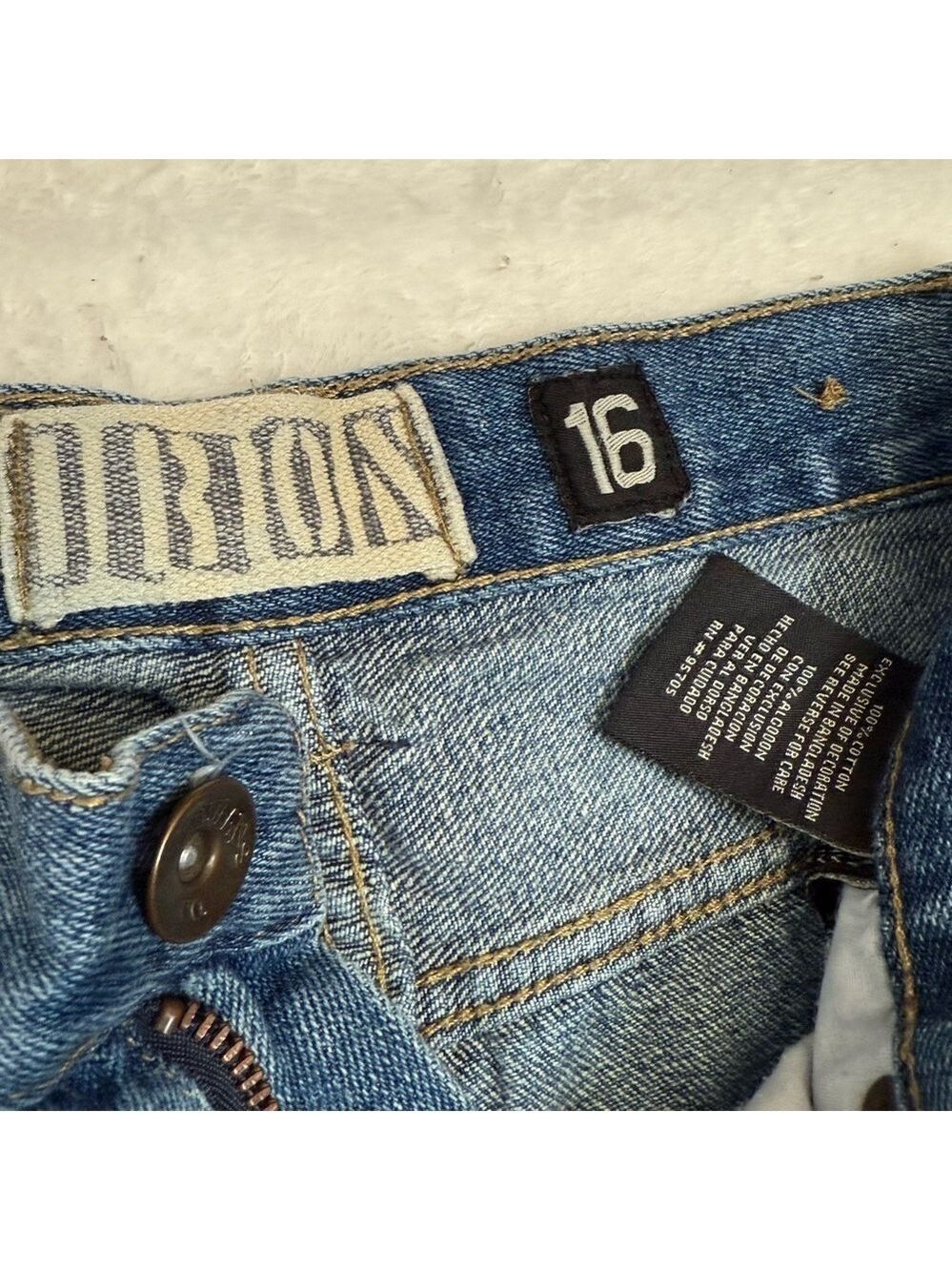 Y2K Baggy Jeans, Wide Leg, Mid Rise, Carpenter/Skater style, Petite/Ankle Crop - Picture 6 of 12
